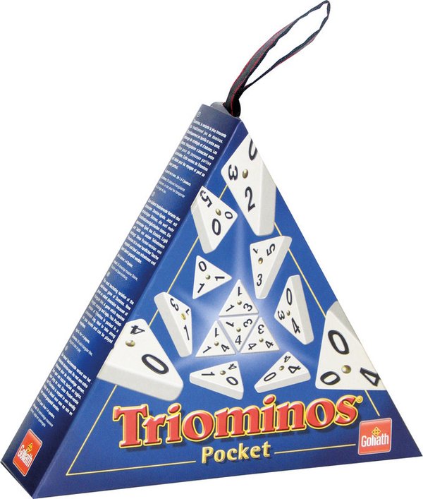 Triominos Pocket, d/f/i ab 6 Jahren, 1-4 Spieler, Reiseausführung in Nylonetui