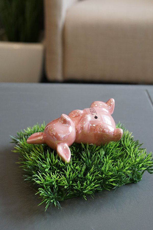 Glücksschwein Porci liegend