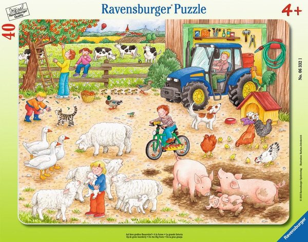 Puzzle auf dem Bauernhof