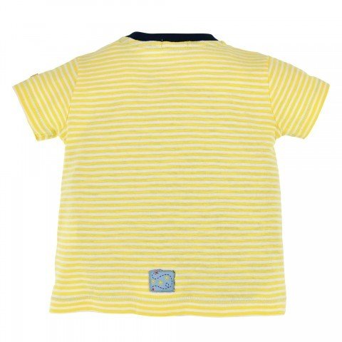 T-Shirt halbarm ´Piratenschiff´ yellow