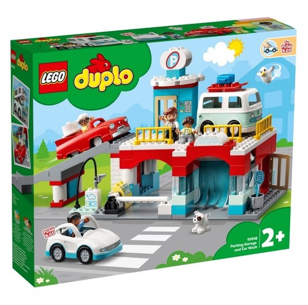 Parkhaus mit Autowaschanlage, Lego Duplo