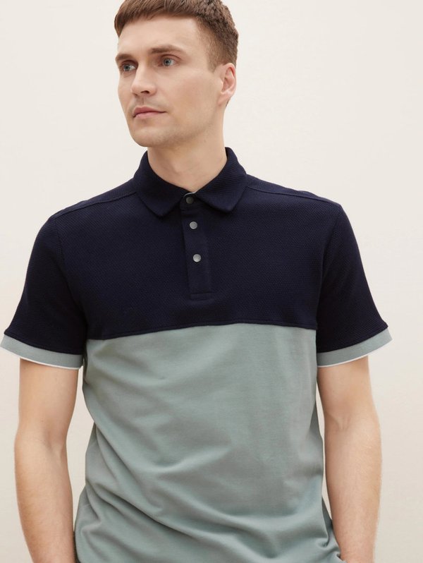 Tom Tailor - Strukturiertes Polo-Shirt