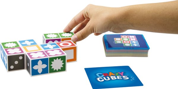 Crazy Cubes, d/f/i ab 7 Jahren, 1-4 Spieler, genialer Knobelspass