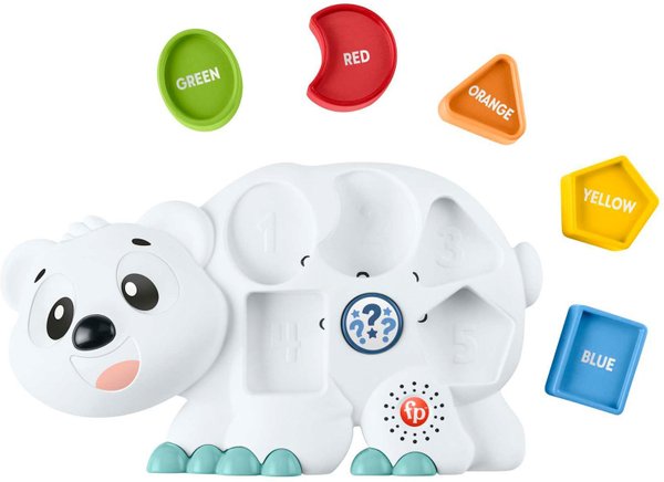 BlinkiLinkis Formen Eisbär, d interaktives Spielzeug, Sound, Batt 3xAA inkl., ab 18 Monaten