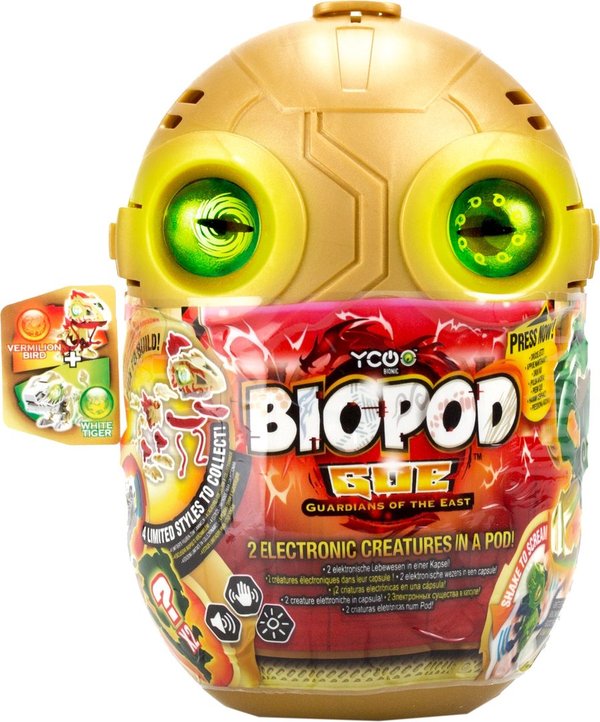 Biopod GOE Single 4 in 1 Pack 4 Kreaturen, Sticker, Sound, Batt. 8xLR44 inkl., ab 5 Jahren